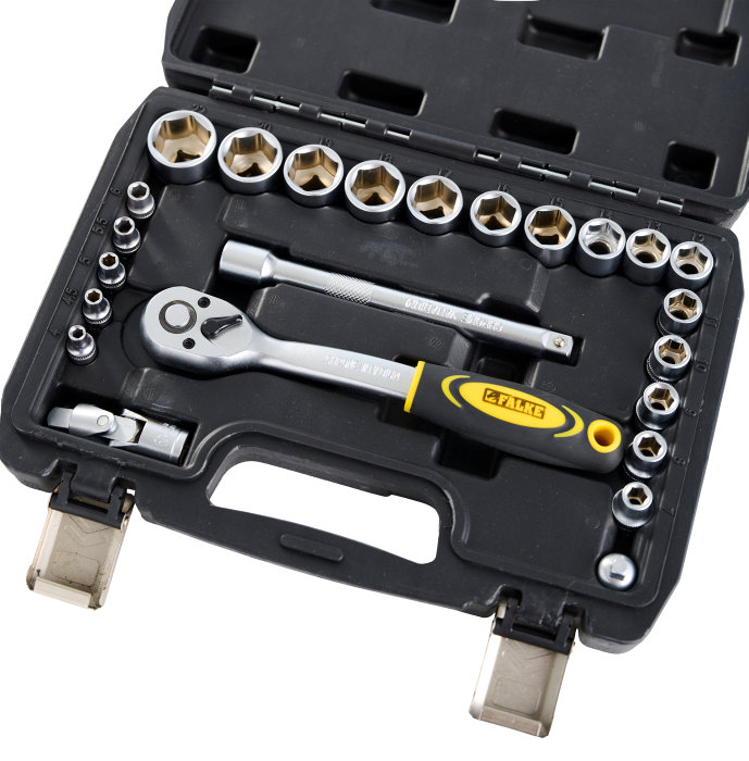 Falke pipenøkkelsett 3/8" 24 deler